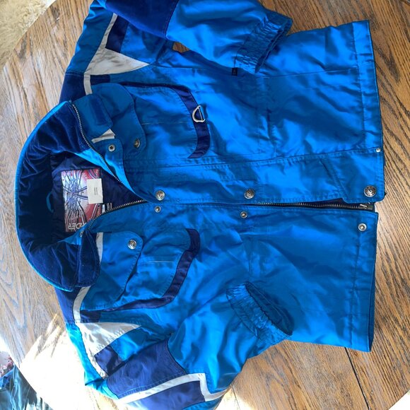 SPYDER blue insulated jacket/beautiful/kids 16 - Picture 6 of 8